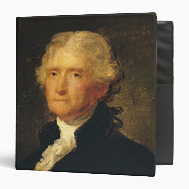 Portrait of Thomas Jefferson Binder (Front/Inside)