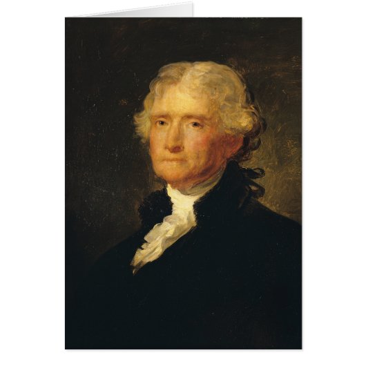 Portrait of Thomas Jefferson Cards (Front)
