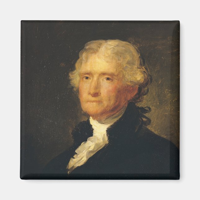 Portrait of Thomas Jefferson Magnet (Front)