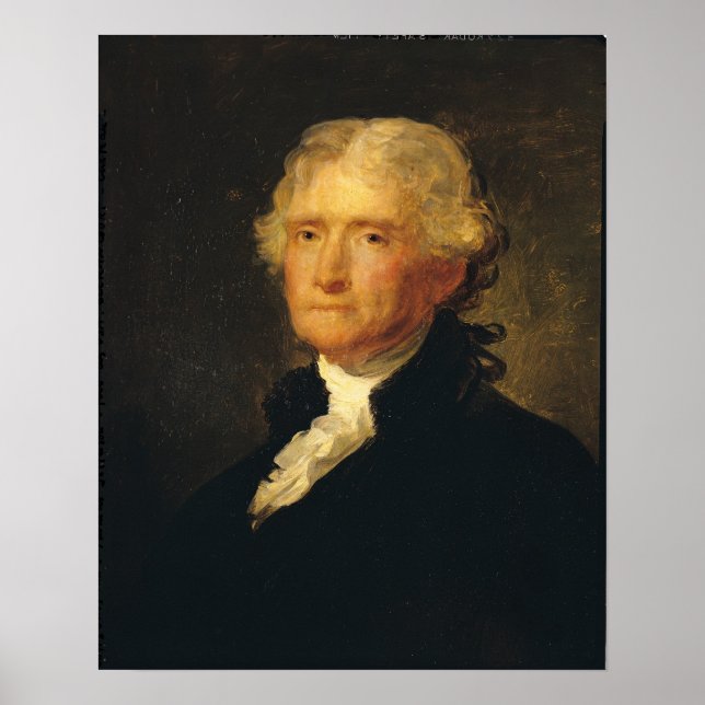 Portrait of Thomas Jefferson Poster (Front)