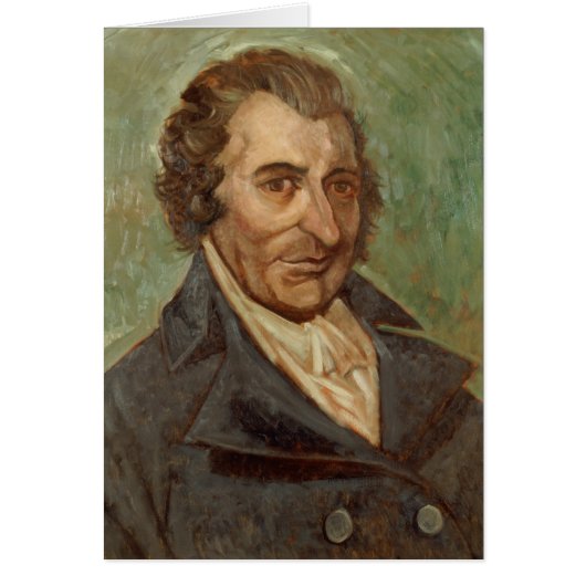 Portrait of Thomas Paine Cards (Front)