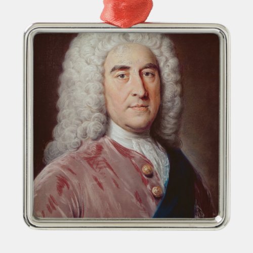 Portrait of Thomas Pelham Holles Metal Ornament