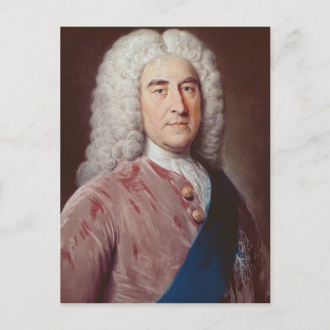 Portrait of Thomas Pelham Holles Postcard (Front)