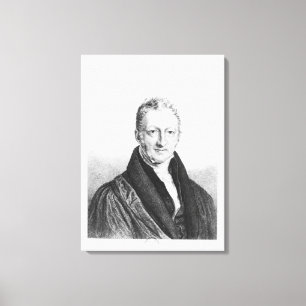 Portrait of Thomas Robert Malthus Canvas Print