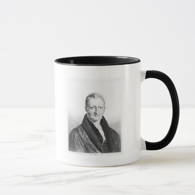 Portrait of Thomas Robert Malthus Mug (Right)