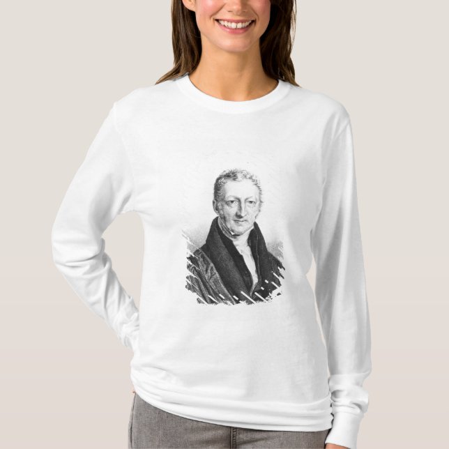 Portrait of Thomas Robert Malthus T-Shirt (Front)