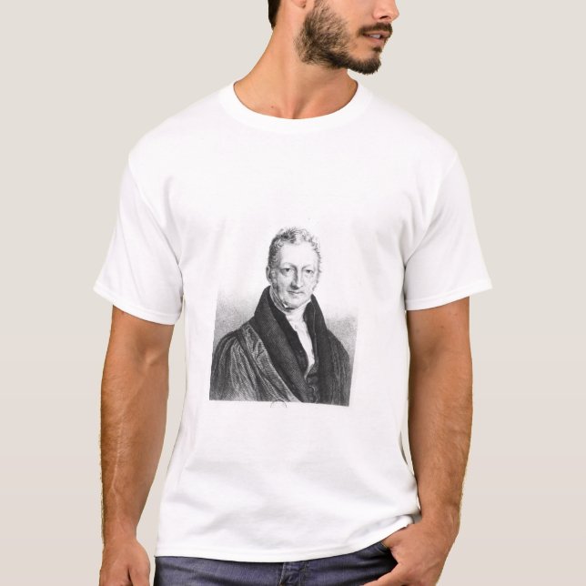Portrait of Thomas Robert Malthus T-Shirt (Front)