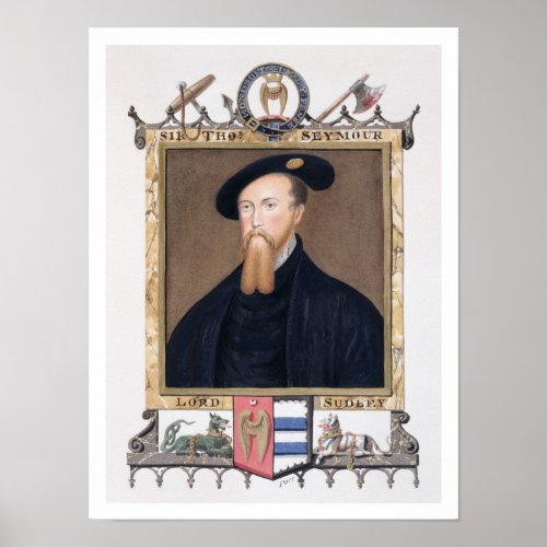 Portrait of Thomas Seymour 1508_49 1st Baron of Poster