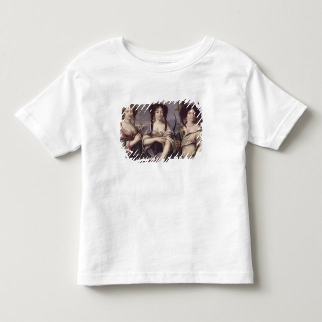 Portrait of three of nieces of Cardinal Toddler T-shirt (Front)