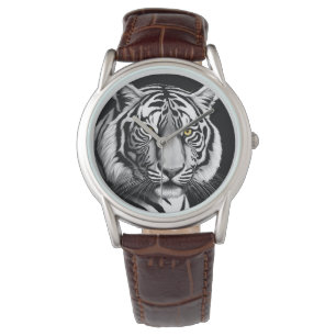 Portrait of tiger watch