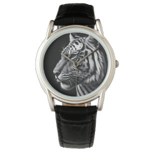Portrait of tiger watch