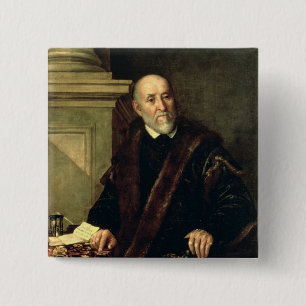 Portrait of Tommaso Giunta , 1563 Pinback Button