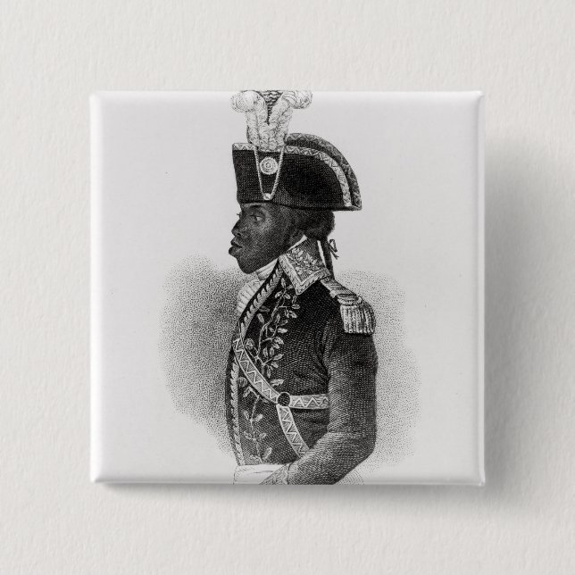 Portrait of Toussaint L'Ouverture Button (Front)