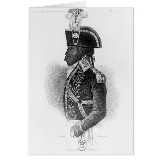 Portrait of Toussaint L'Ouverture Cards (Front)