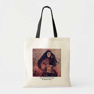 Portrait Of Trude Engel By Schiele Egon Tote Bag