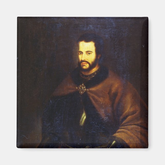 Portrait of Tsar Ivan the V Alexeyevich Magnet (Front)