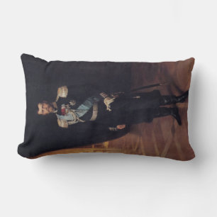 Portrait of Tsar Nicholas II (by Albert Edelfelt) Lumbar Pillow