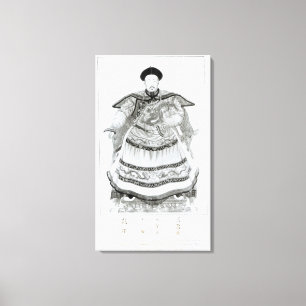 Portrait of Tsien-Loeng Canvas Print