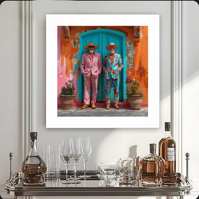 Portrait of Two Flamboyant Gents Poster (Creator Uploaded)