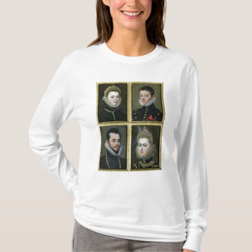 Portrait of Two Men and Two Women T_Shirt