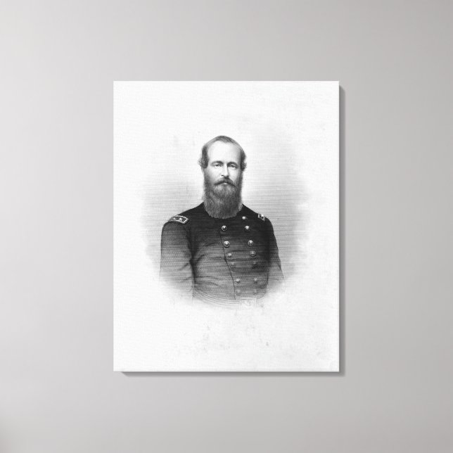 "Portrait of Ulysses S. Grant" canvas print (Front)