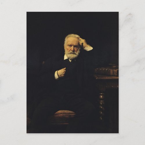 Portrait of Victor Hugo  1879 Postcard