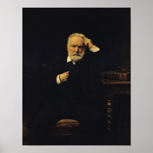 Portrait of Victor Hugo  1879 Poster