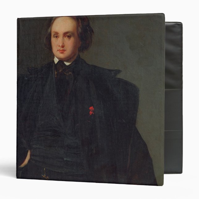 Portrait of Victor Hugo , c.1833 Binder (Front/Inside)