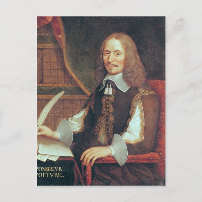 Portrait of Vincent Voiture Postcard (Front)