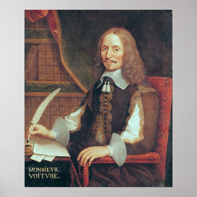 Portrait of Vincent Voiture Poster (Front)