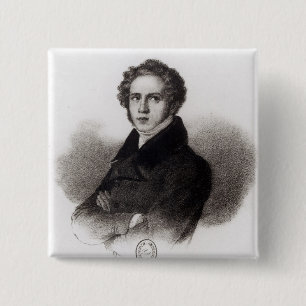 Portrait of Vincenzo Bellini Button