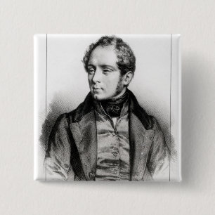 Portrait of Vincenzo Bellini Pinback Button