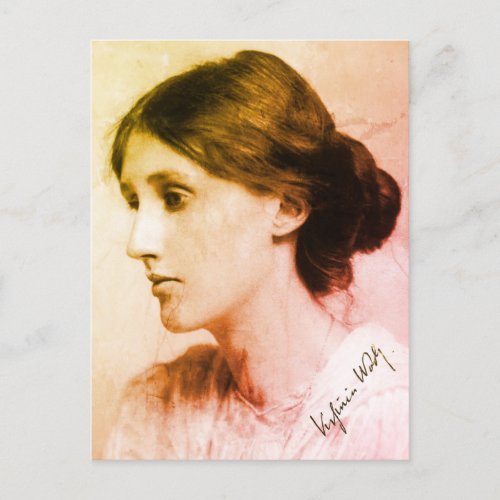 Portrait of Virginia Woolf 1902 Postcard