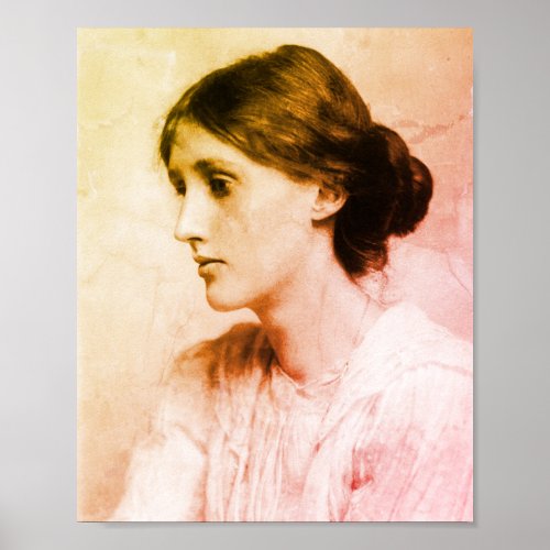 Portrait of Virginia Woolf 1902 Poster