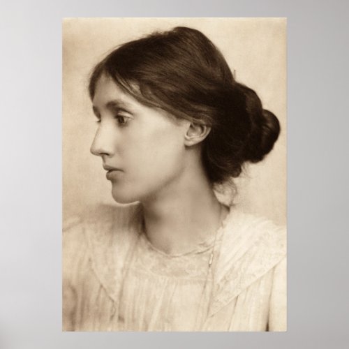 Portrait of Virginia Woolf Poster