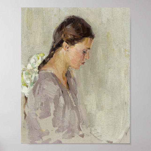 Portrait of Vivian | William Herbert Dunton Poster (Front)