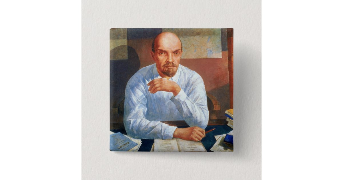Portrait of Vladimir Ilyich Lenin , 1934 Button | Zazzle