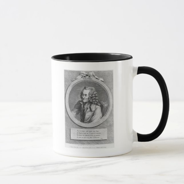 Portrait of Voltaire, from a drawing Mug (Right)