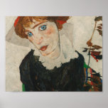 Portrait of Wally by Egon Schiele Poster