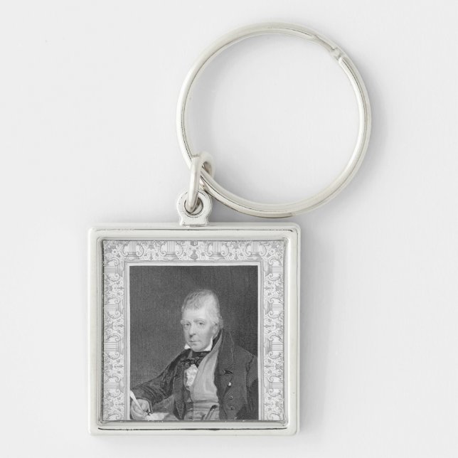 Portrait of Walter Scott Keychain (Front)