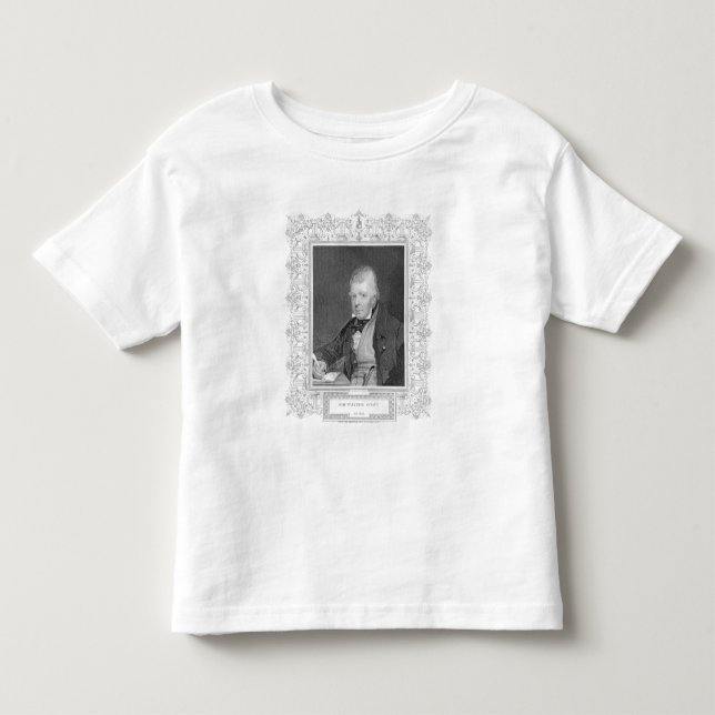 Portrait of Walter Scott Toddler T-shirt (Front)