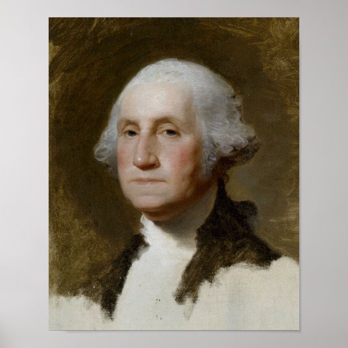 Portrait of Washington Poster