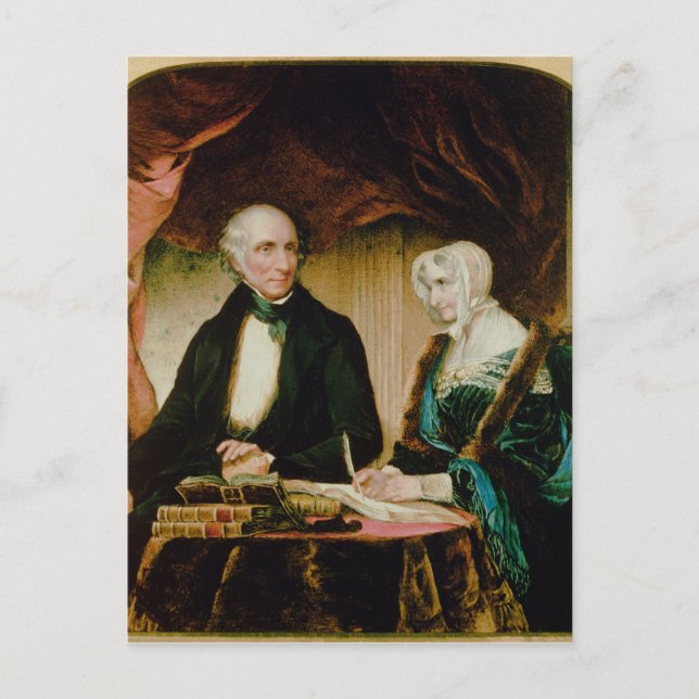 Portrait of William and Mary Wordsworth, 1839 Postcard (Front)