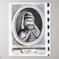 Portrait of William Caxton Poster