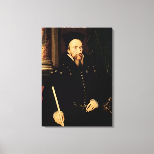 Portrait of William Cecil Canvas Print