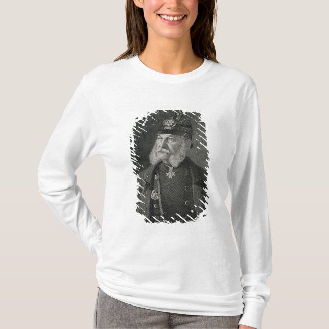 Portrait of William I  King of Prussia T-Shirt (Front)