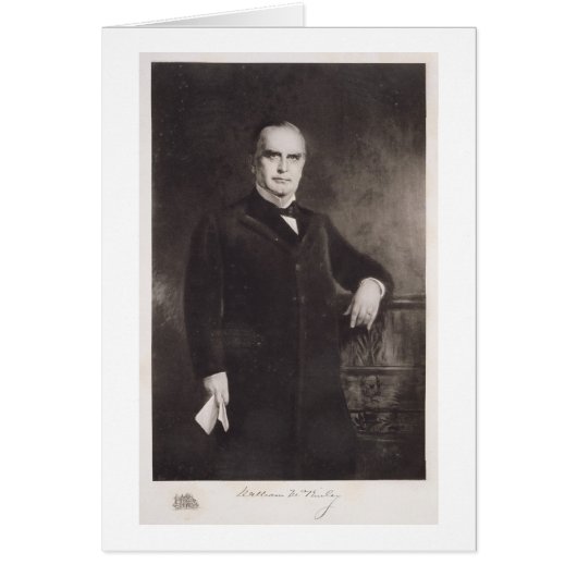 Portrait of William McKinley (litho) Cards (Front)