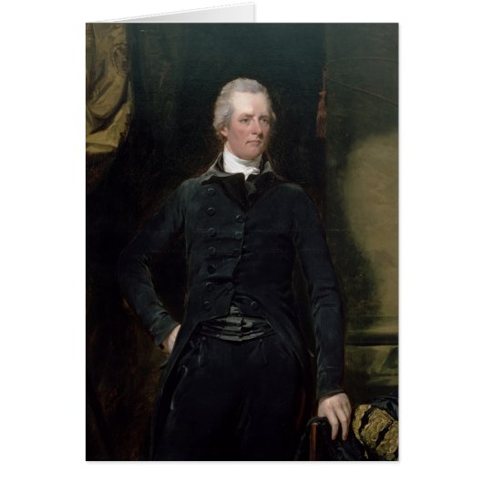 Portrait of William Pitt the Younger Cards (Front)