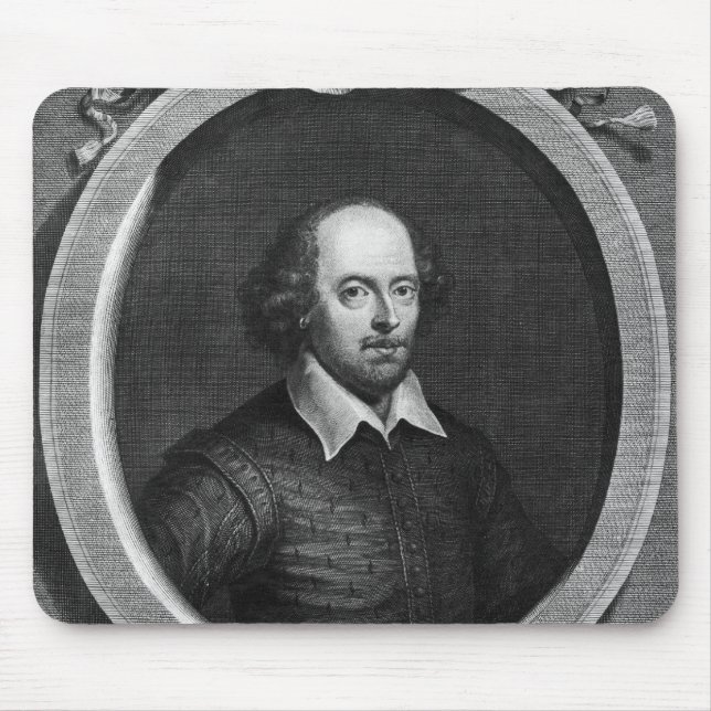 Portrait of William Shakespeare  1719 Mouse Pad (Front)