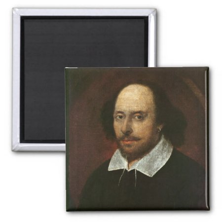 Portrait Of William Shakespeare  C.1610 Magnet
